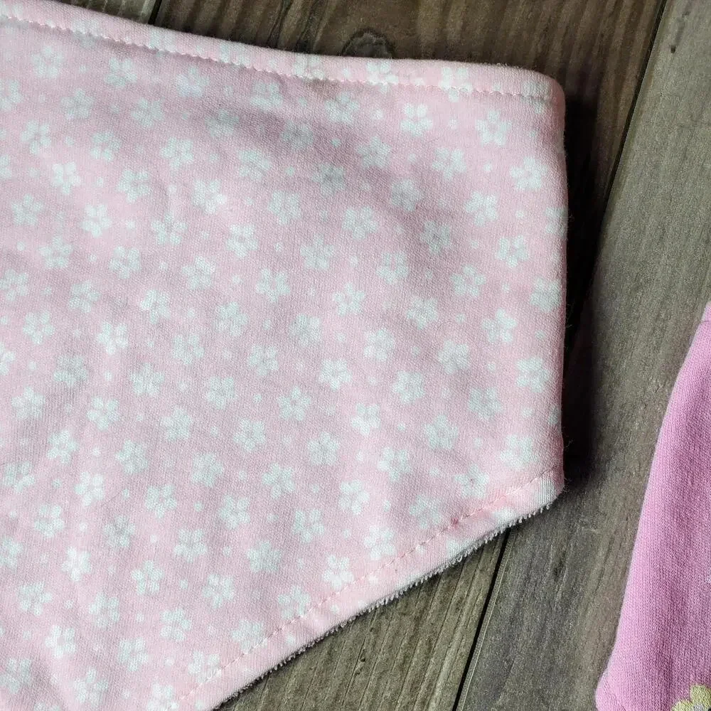 Baby Infant Girl Bib Bundle - Set of 6